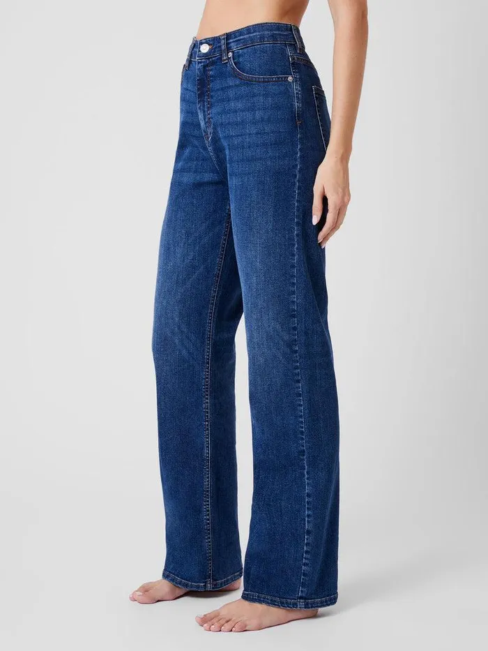 French Connection Trousers Woman Toms Denim Bleach Line Jeans 32 Inch Vintage