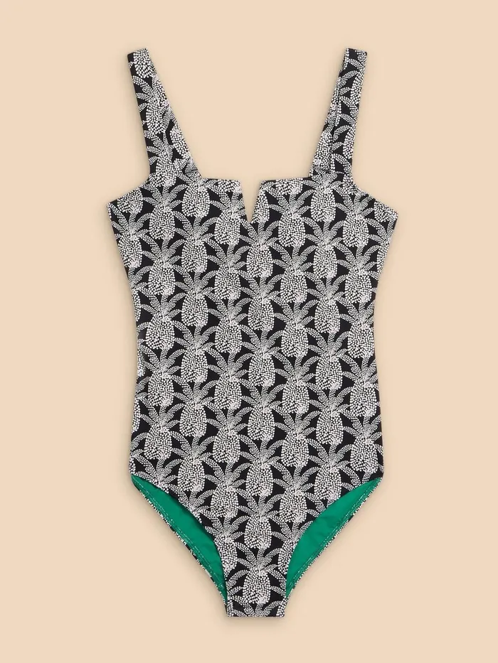 Gabrielle Control Swimsuit Black Print Women White Stuff Swimwear Gabrielle Control Swimsuit Black Print Women White Stuff Swimwear