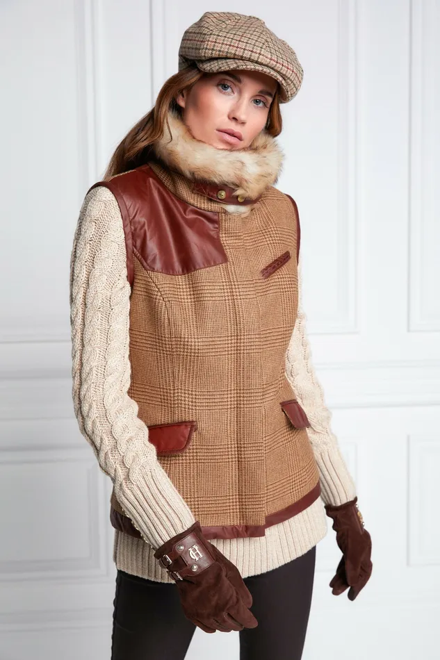 Gilets Aviator Gilet Tawny 8211 Holland Cooper Womens Gilets Aviator Gilet Tawny 8211 Holland Cooper Womens