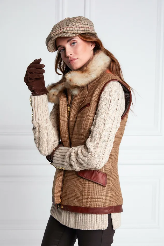 Gilets Aviator Gilet Tawny 8211 Holland Cooper Womens Gilets Aviator Gilet Tawny 8211 Holland Cooper Womens