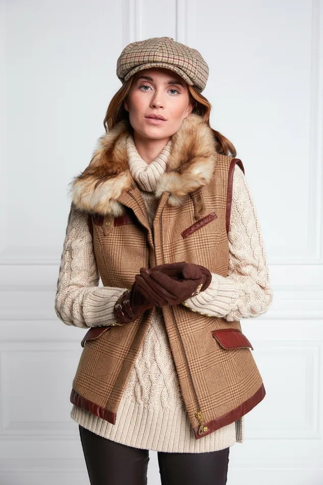Gilets Aviator Gilet Tawny 8211 Holland Cooper Womens Gilets Aviator Gilet Tawny 8211 Holland Cooper Womens