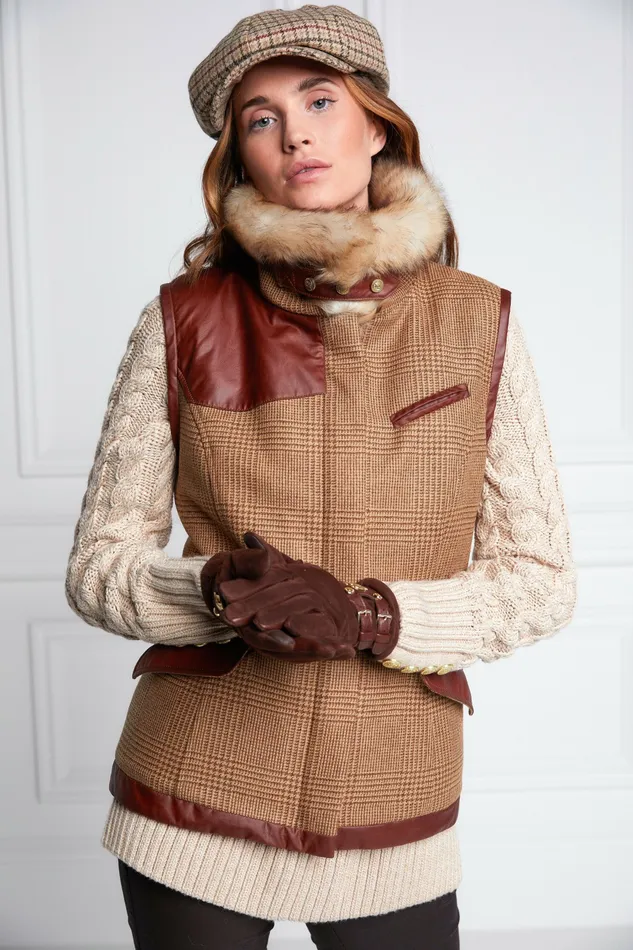 Gilets Aviator Gilet Tawny 8211 Holland Cooper Womens Gilets Aviator Gilet Tawny 8211 Holland Cooper Womens