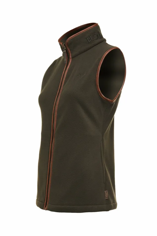 Gilets Country Fleece Gilet Khaki Holland Cooper Womens Gilets Country Fleece Gilet Khaki Holland Cooper Womens