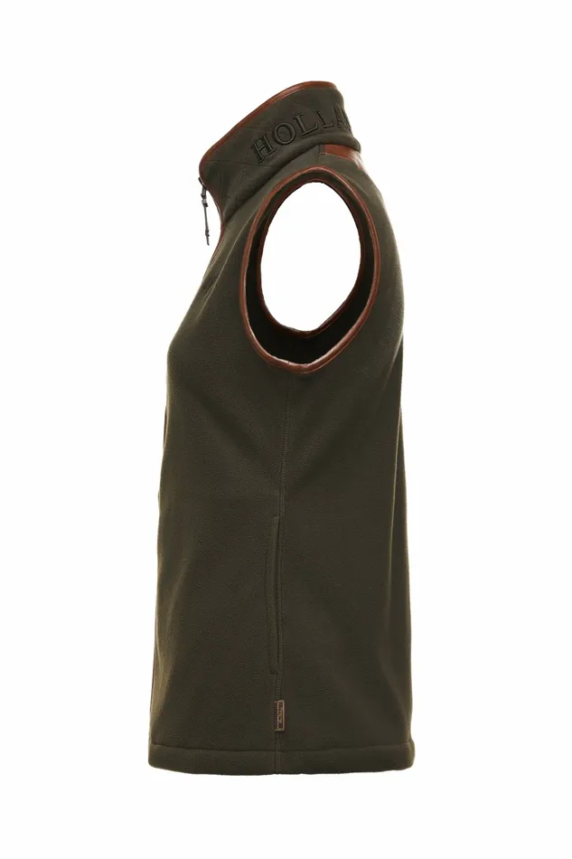 Gilets Country Fleece Gilet Khaki Holland Cooper Womens Gilets Country Fleece Gilet Khaki Holland Cooper Womens