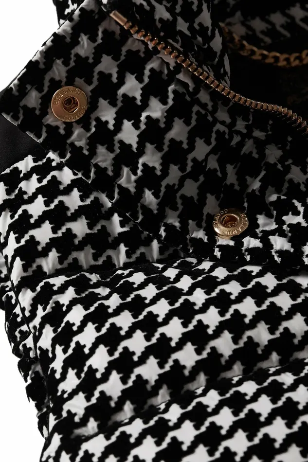 Gilets Holland Cooper Womens Valais Quilted Gilet Houndstooth Gilets Holland Cooper Womens Valais Quilted Gilet Houndstooth