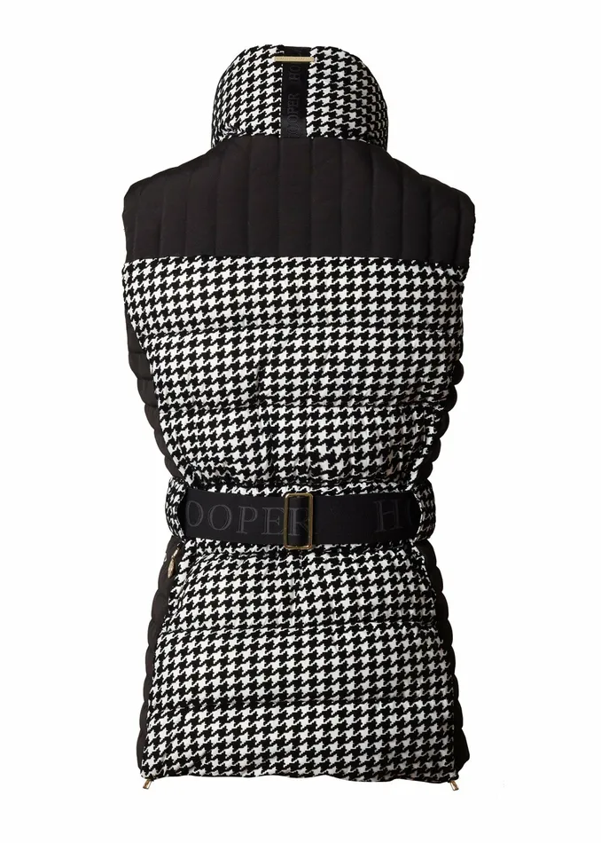 Gilets Holland Cooper Womens Valais Quilted Gilet Houndstooth Gilets Holland Cooper Womens Valais Quilted Gilet Houndstooth