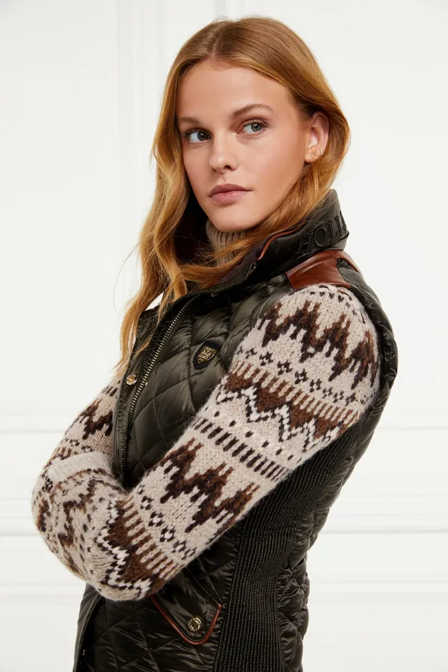 Gilets Womens Charlbury Quilted Gilet Heritage Khaki Holland Cooper Gilets Womens Charlbury Quilted Gilet Heritage Khaki Holland Cooper
