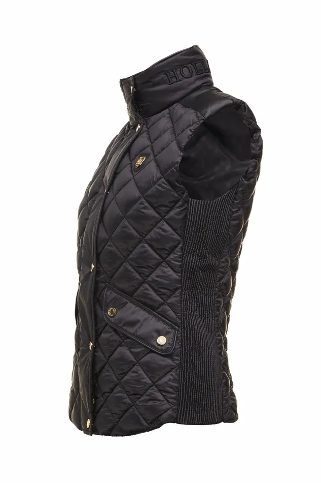 Gilets Womens Holland Cooper Charlbury Quilted Gilet Black Gilets Womens Holland Cooper Charlbury Quilted Gilet Black