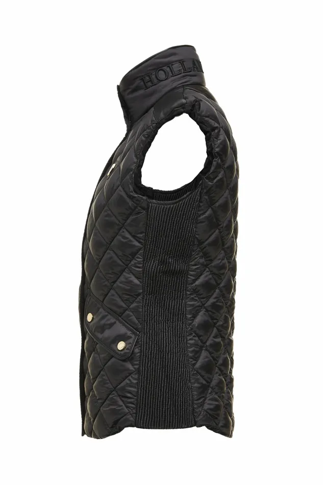 Gilets Womens Holland Cooper Charlbury Quilted Gilet Black Gilets Womens Holland Cooper Charlbury Quilted Gilet Black