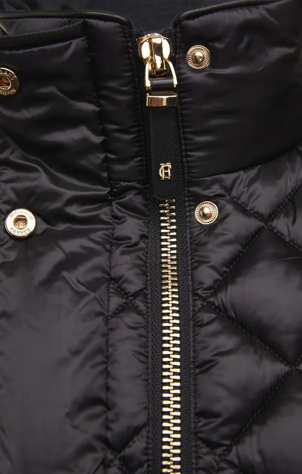 Gilets Womens Holland Cooper Charlbury Quilted Gilet Black Gilets Womens Holland Cooper Charlbury Quilted Gilet Black