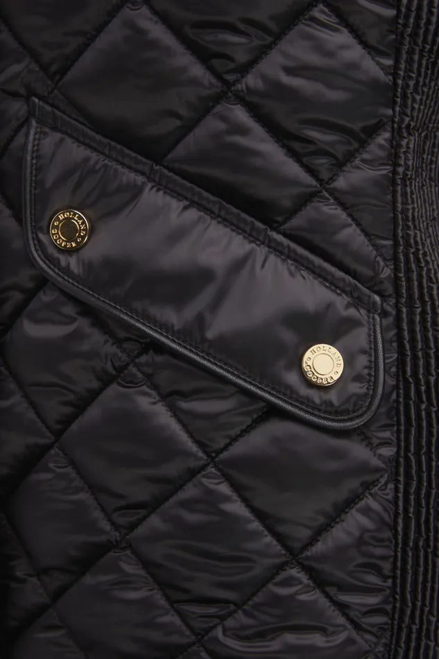 Gilets Womens Holland Cooper Charlbury Quilted Gilet Black Gilets Womens Holland Cooper Charlbury Quilted Gilet Black