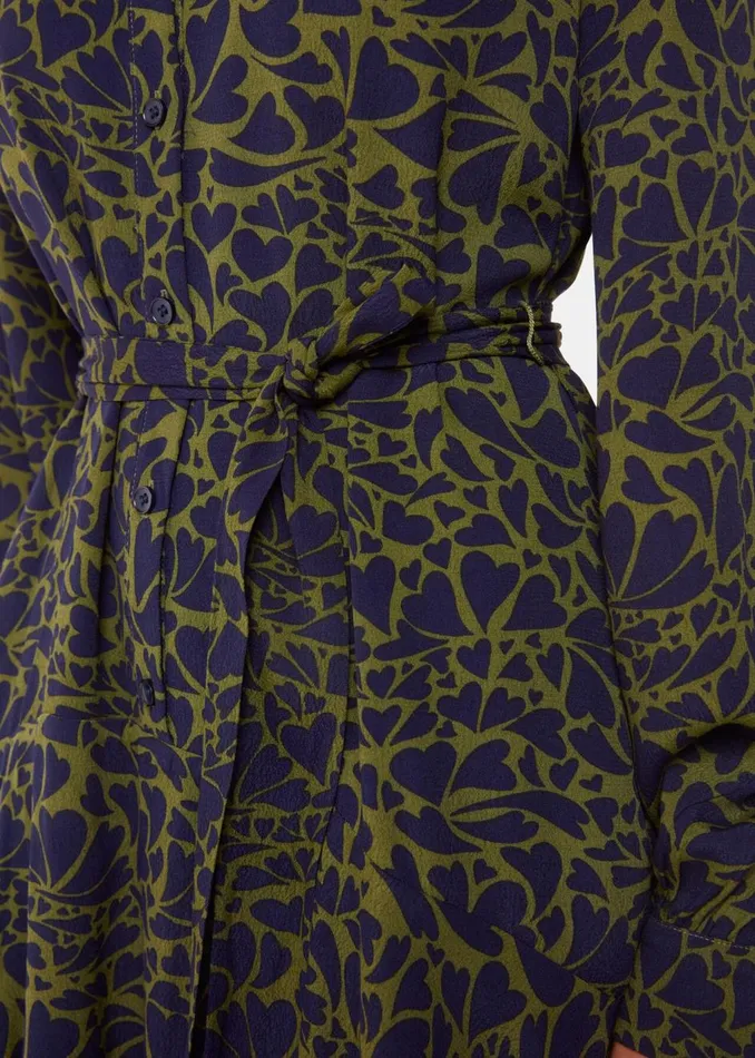 Green Abstract Petal Flippy Dress Women Whistles Dresses
