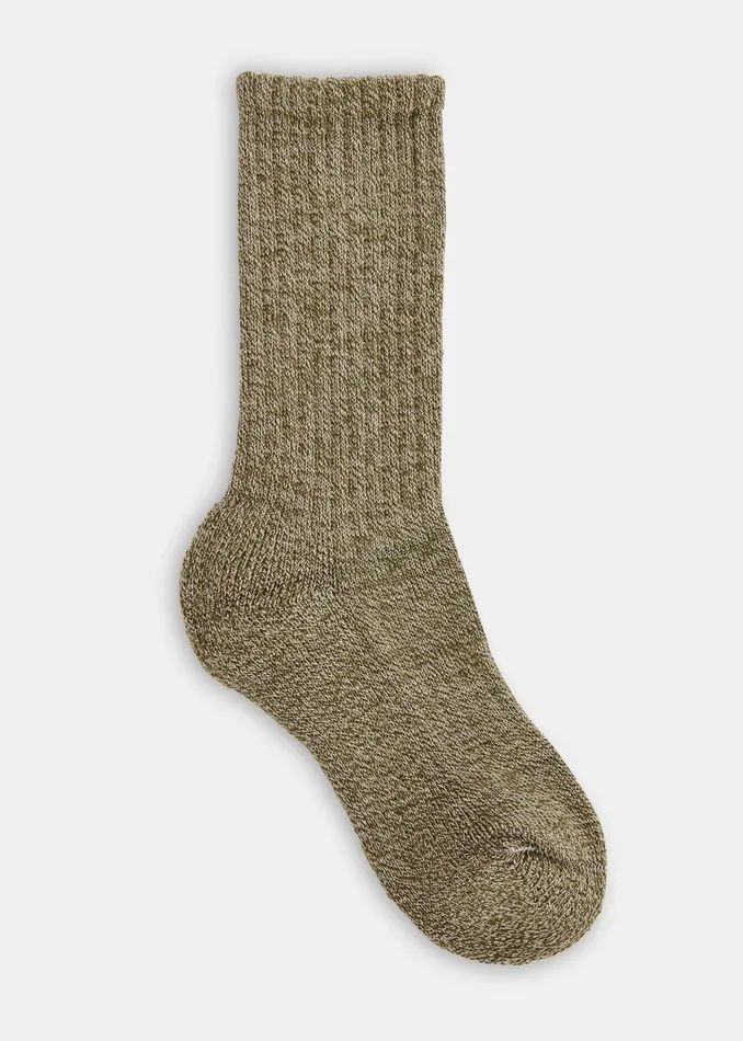 Green Chunky Marl Socks Women Whistles Socks and Tights