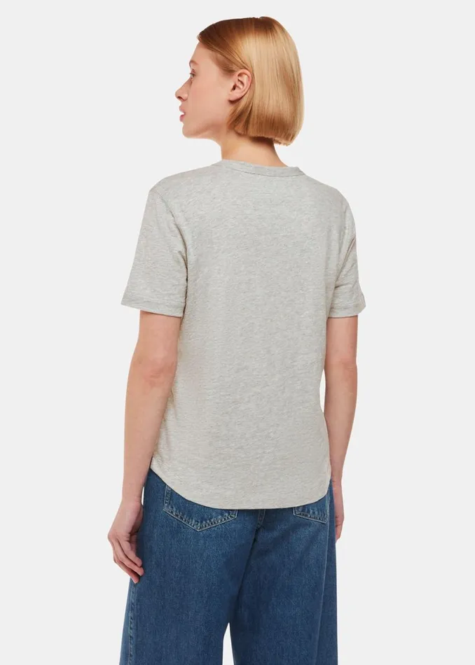 Grey Marl Ultimate Emily TShirt Women Whistles Tops