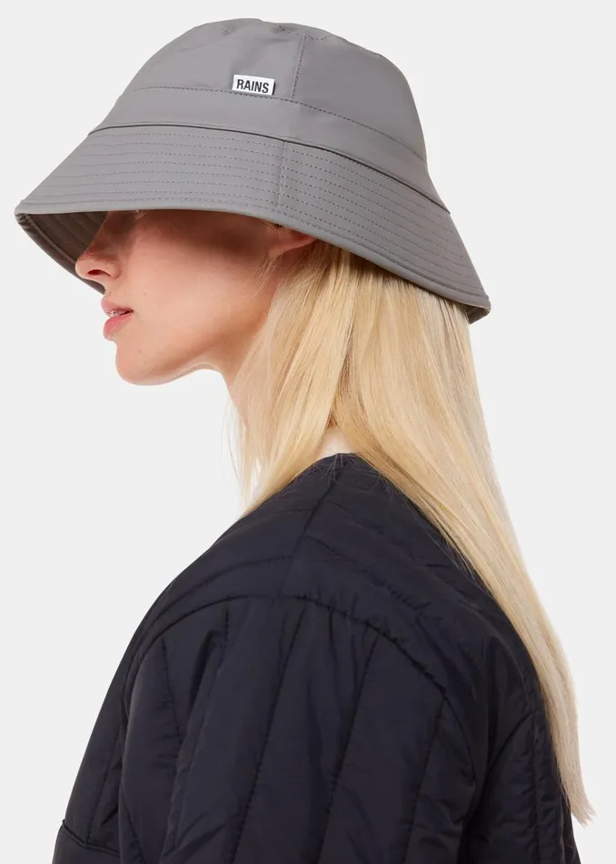 Grey Rains Bucket Hat Women Whistles Hats Gloves and Scarves