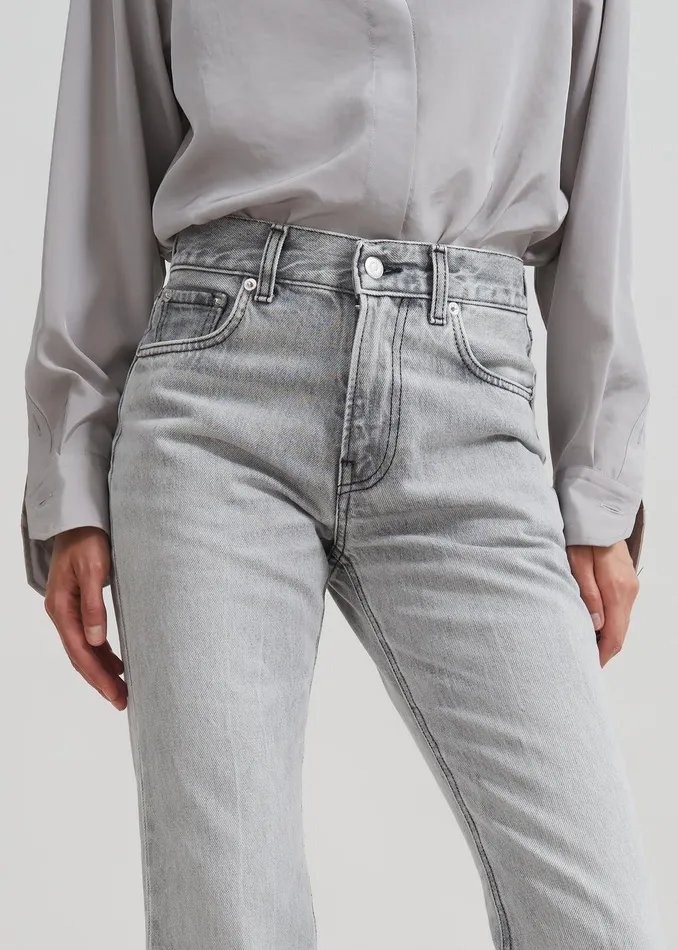Haikure Flora Flared Jeans 8211 Fog Grey Women The Frankie Shop Clothing