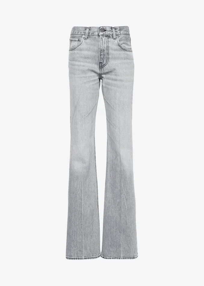 Haikure Flora Flared Jeans 8211 Fog Grey Women The Frankie Shop Clothing