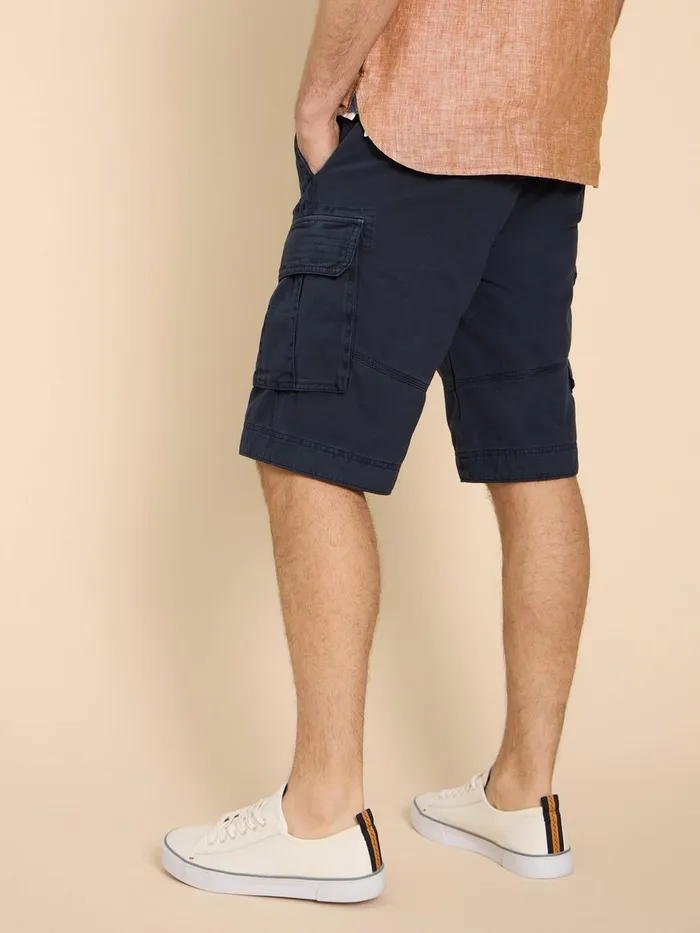 Halsall Organic Cargo Short Dark Navy Men White Stuff Shorts Halsall Organic Cargo Short Dark Navy Men White Stuff Shorts