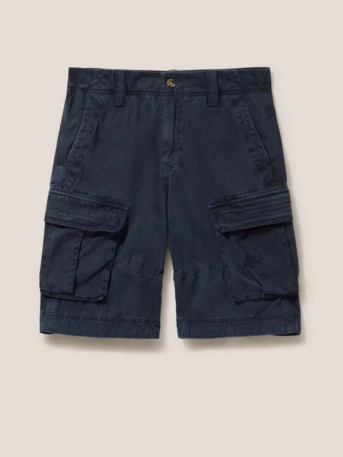 Halsall Organic Cargo Short Dark Navy Men White Stuff Shorts Halsall Organic Cargo Short Dark Navy Men White Stuff Shorts