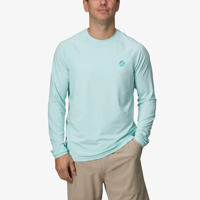Hanford Long Sleeve Surf Shirt 50 UPF Clearwater Men Reef Shirts