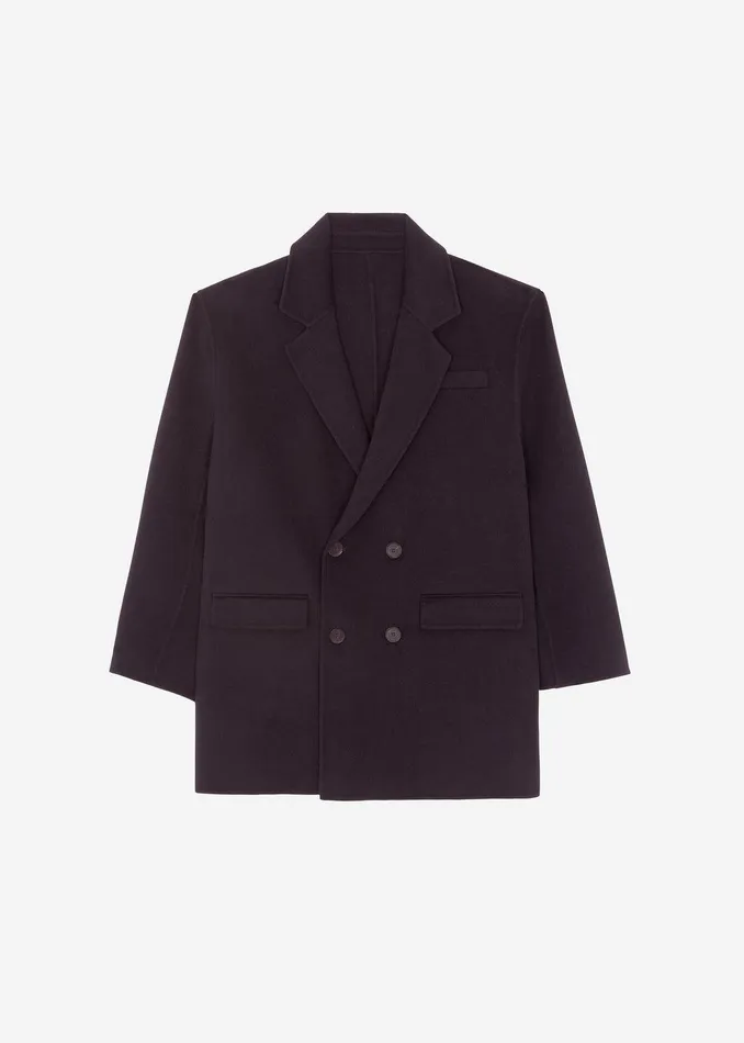 Harry Wool Blazer 8211 Dark Plum Men The Frankie Shop Clothing