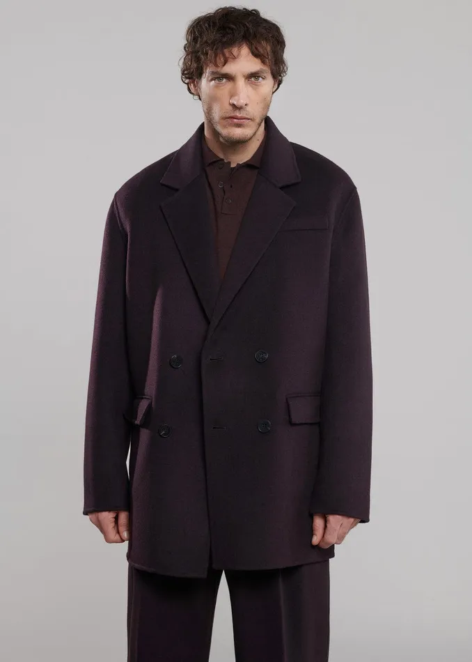 Harry Wool Blazer 8211 Dark Plum Men The Frankie Shop Clothing