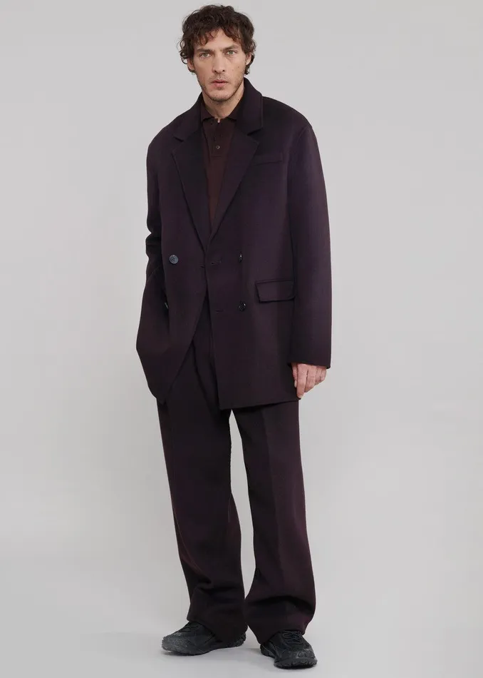 Harry Wool Blazer 8211 Dark Plum Men The Frankie Shop Clothing