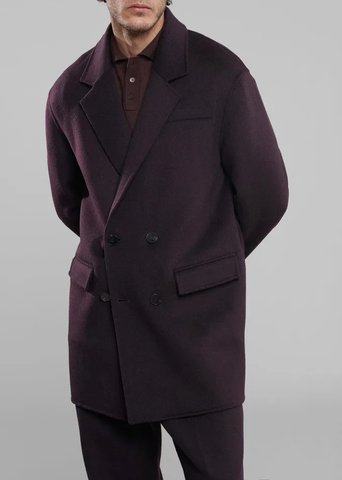 Harry Wool Blazer 8211 Dark Plum Men The Frankie Shop Clothing