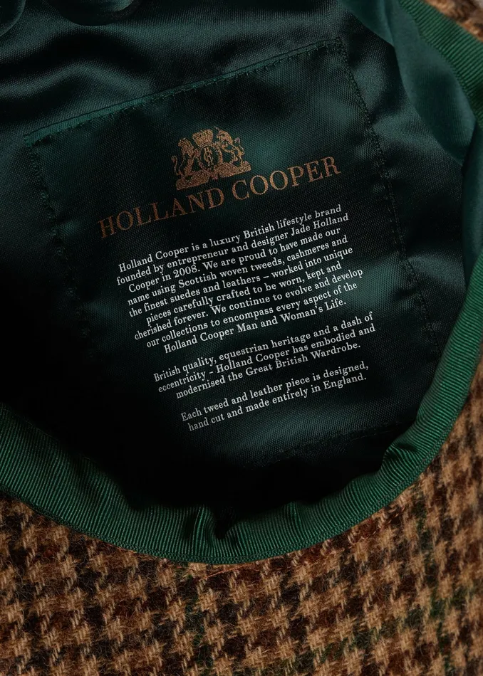 Hats Womens Baker Boy Cap Hailes Green Tweed Holland Cooper Hats Womens Baker Boy Cap Hailes Green Tweed Holland Cooper