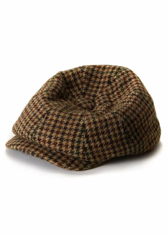 Hats Womens Baker Boy Cap Hailes Green Tweed Holland Cooper Hats Womens Baker Boy Cap Hailes Green Tweed Holland Cooper