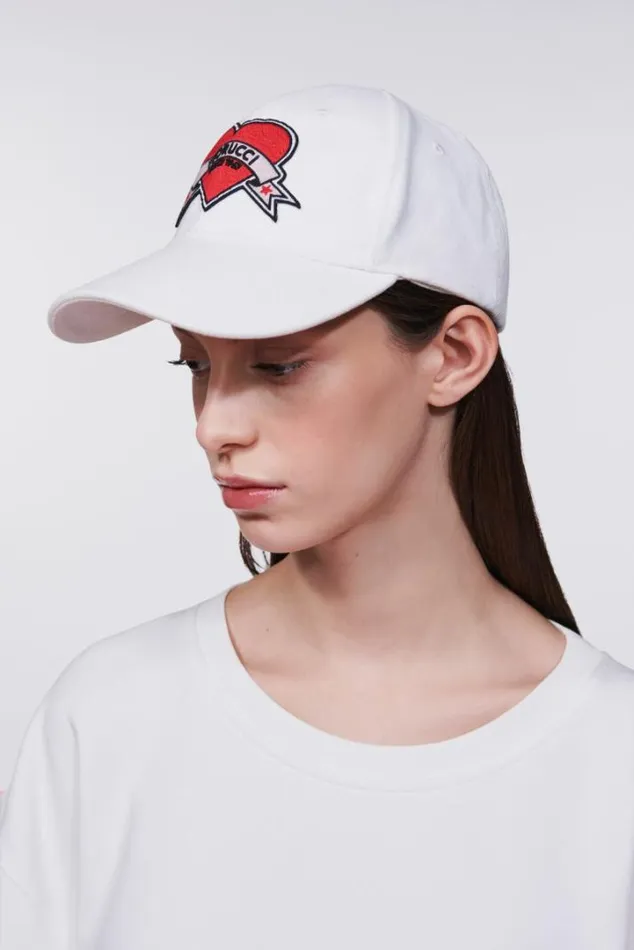 Heart Patch Cap White Os Accessories Fiorucci Heart Patch Cap White Os Accessories Fiorucci