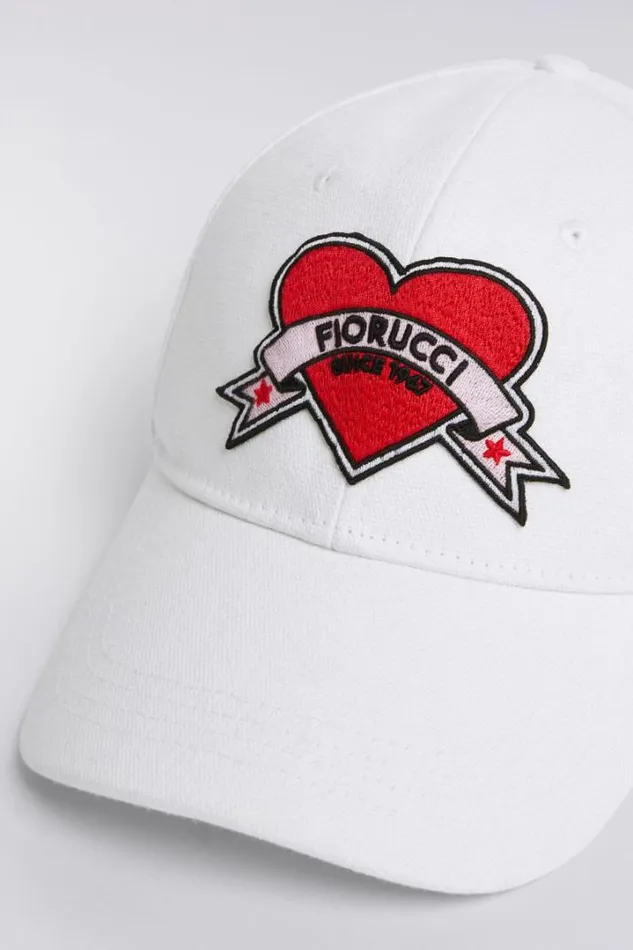 Heart Patch Cap White Os Accessories Fiorucci Heart Patch Cap White Os Accessories Fiorucci