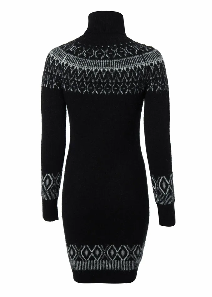 Holland Cooper Bump Friendly Collection LittleWomens Heritage Jumper Dress Black Fairisle Holland Cooper Bump Friendly Collection LittleWomens Heritage Jumper Dress Black Fairisle
