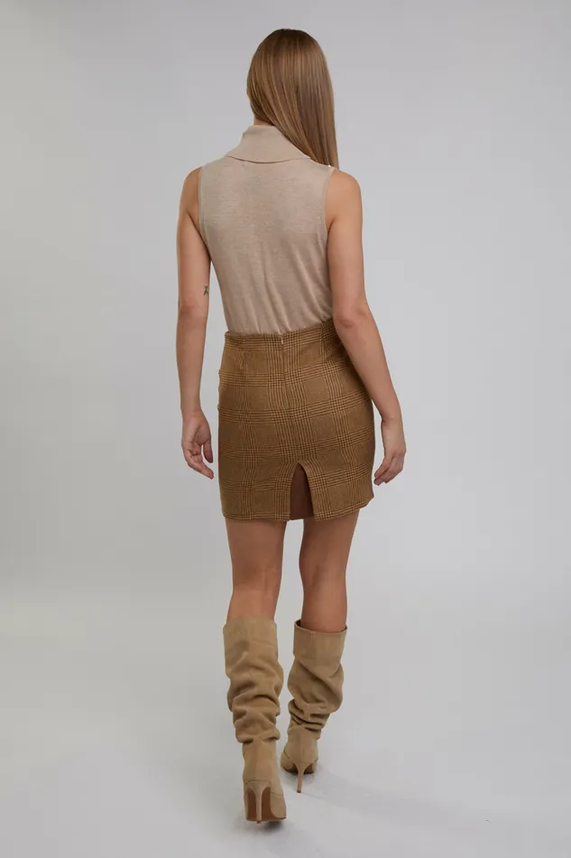 Holland Cooper Chelsea Skirt Tawny Womens Skirts Holland Cooper Chelsea Skirt Tawny Womens Skirts