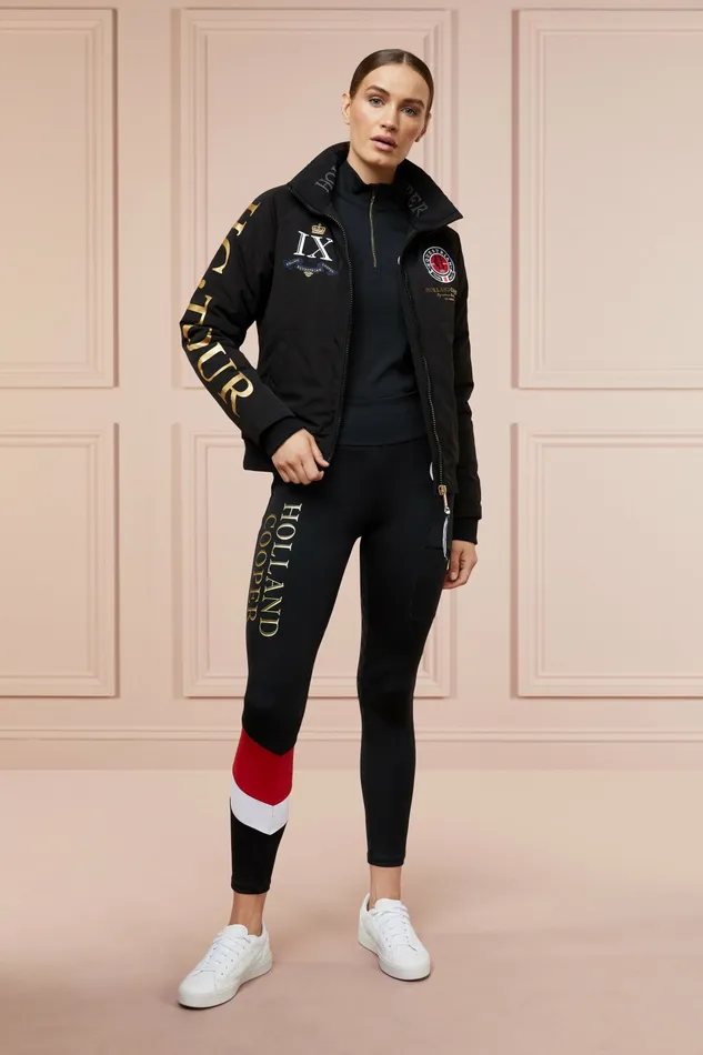 Holland Cooper Heritage Legging Black Womens Leggings Holland Cooper Heritage Legging Black Womens Leggings