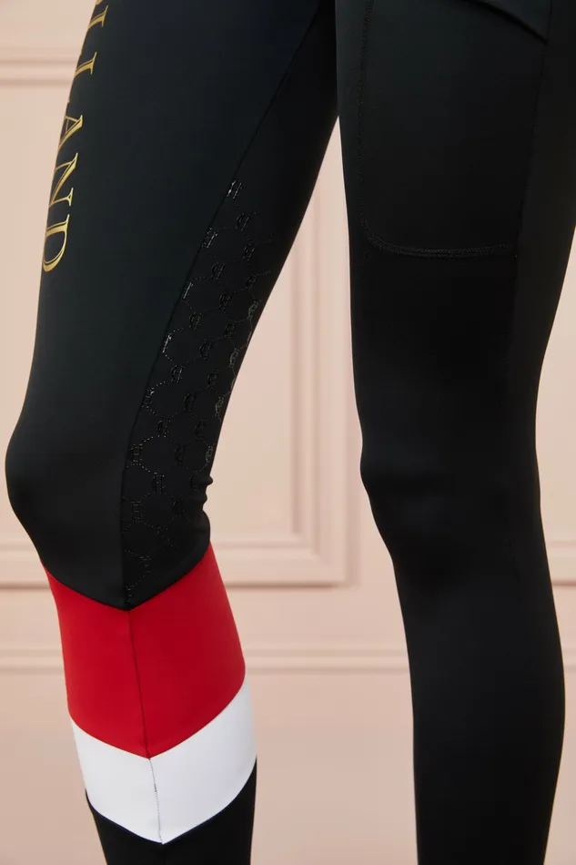 Holland Cooper Heritage Legging Black Womens Leggings Holland Cooper Heritage Legging Black Womens Leggings