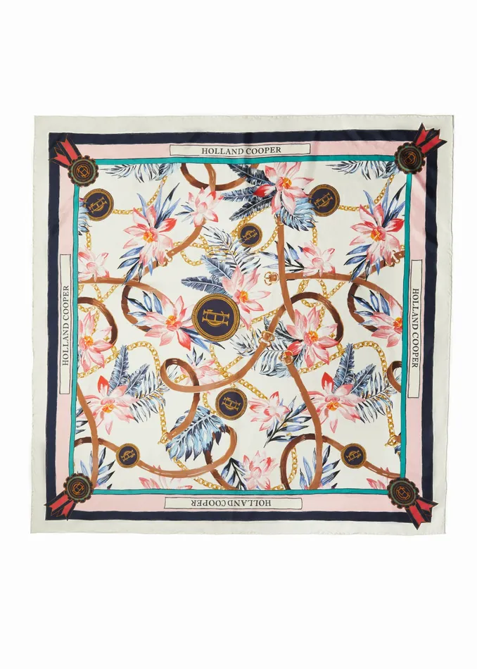 Holland Cooper Silk Scarf Seychelles Womens Bestsellers