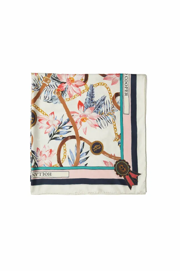 Holland Cooper Silk Scarf Seychelles Womens Bestsellers