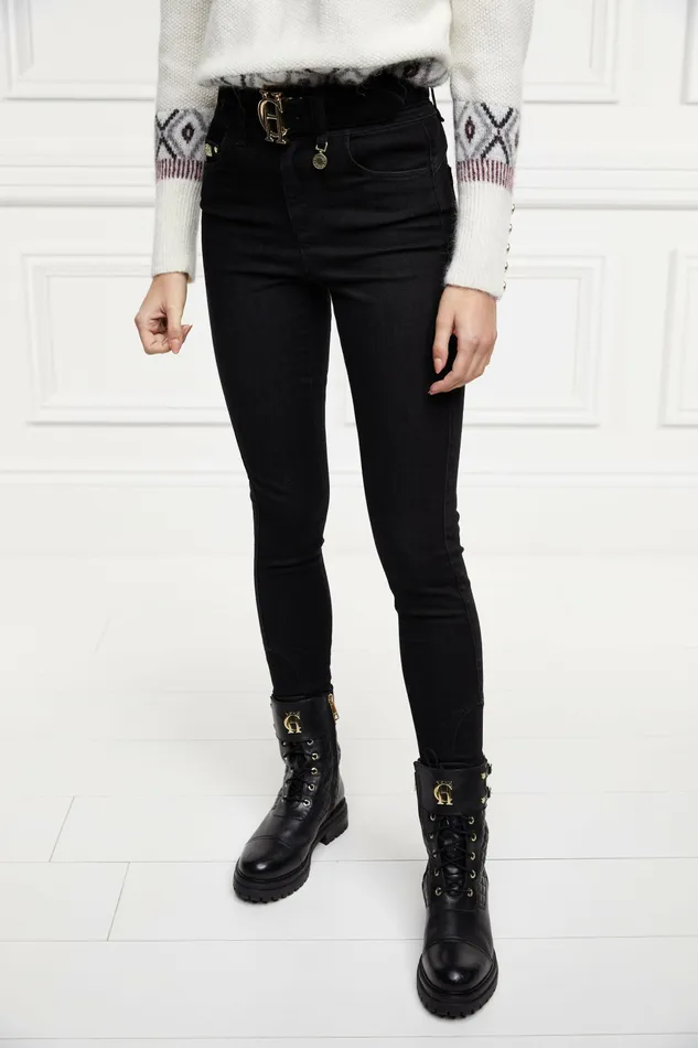 Holland Cooper Thermal Jodhpur Jean Black Womens Jeans Holland Cooper Thermal Jodhpur Jean Black Womens Jeans