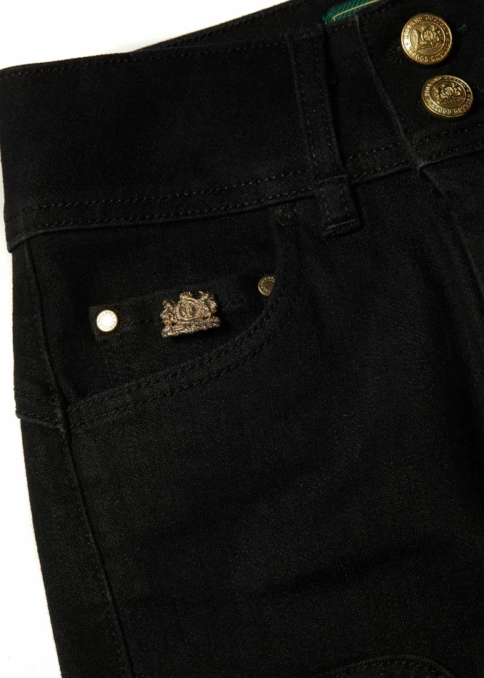 Holland Cooper Thermal Jodhpur Jean Black Womens Jeans Holland Cooper Thermal Jodhpur Jean Black Womens Jeans
