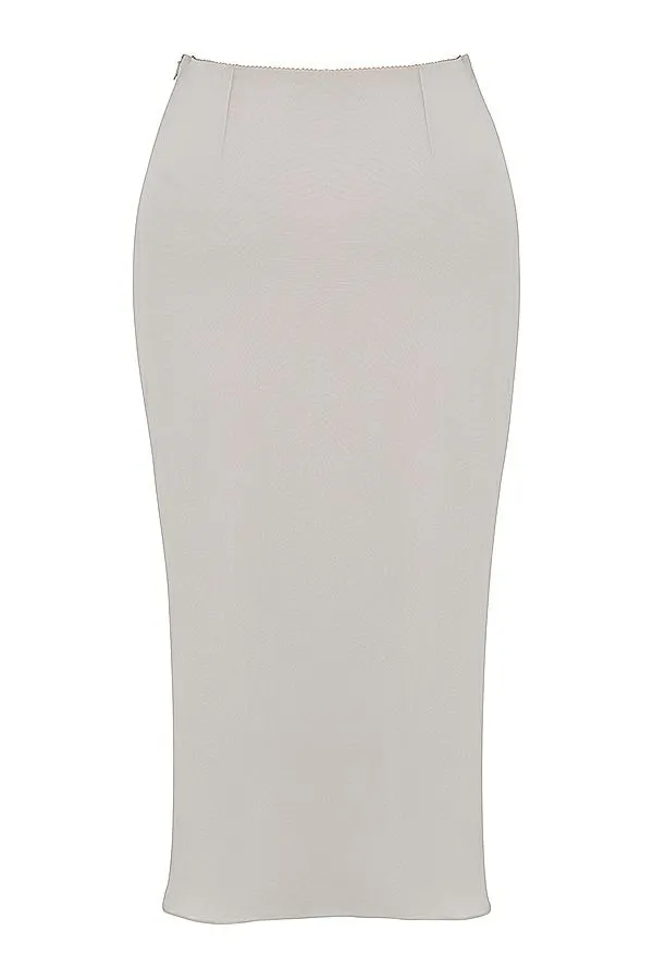 House Of CB Amal Champagne Beaded Midi Skirt Women Bottoms House Of CB Amal Champagne Beaded Midi Skirt Women Bottoms