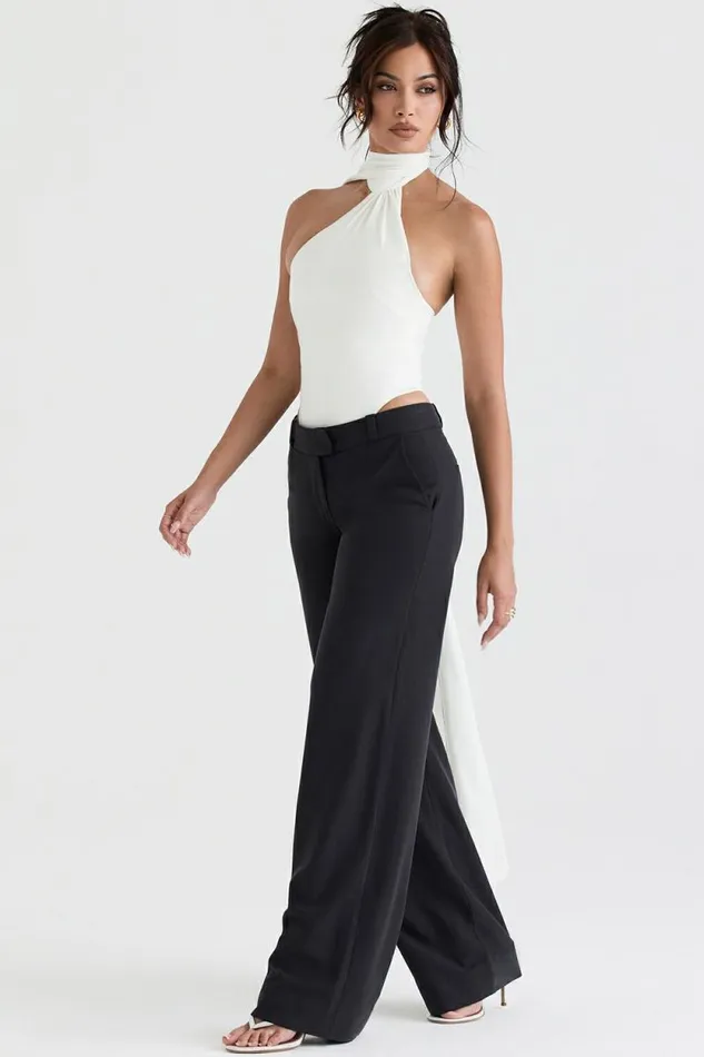 House Of CB Cameron Grey Loose Fit Trousers Women Bottoms House Of CB Cameron Grey Loose Fit Trousers Women Bottoms