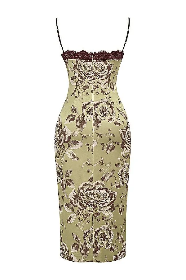 House Of CB Cassia Floral Print Midi Dress Women Dresses House Of CB Cassia Floral Print Midi Dress Women Dresses