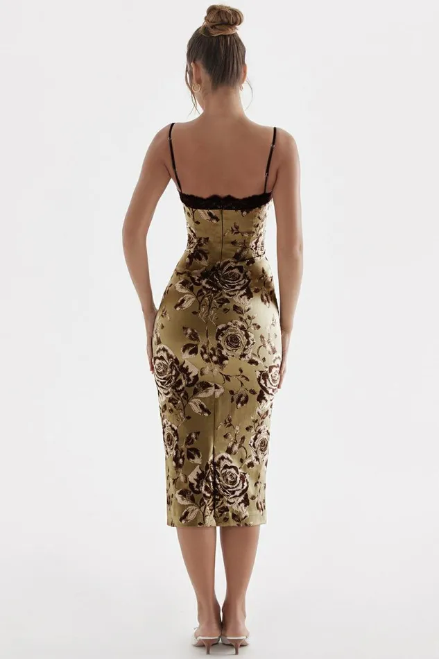 House Of CB Cassia Floral Print Midi Dress Women Dresses House Of CB Cassia Floral Print Midi Dress Women Dresses