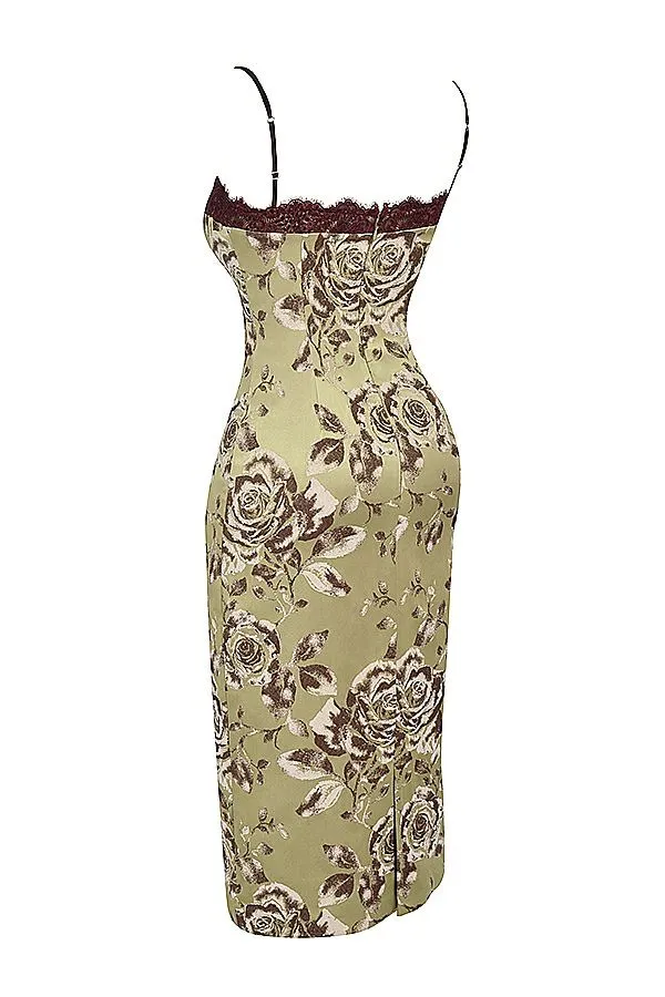 House Of CB Cassia Floral Print Midi Dress Women Dresses House Of CB Cassia Floral Print Midi Dress Women Dresses