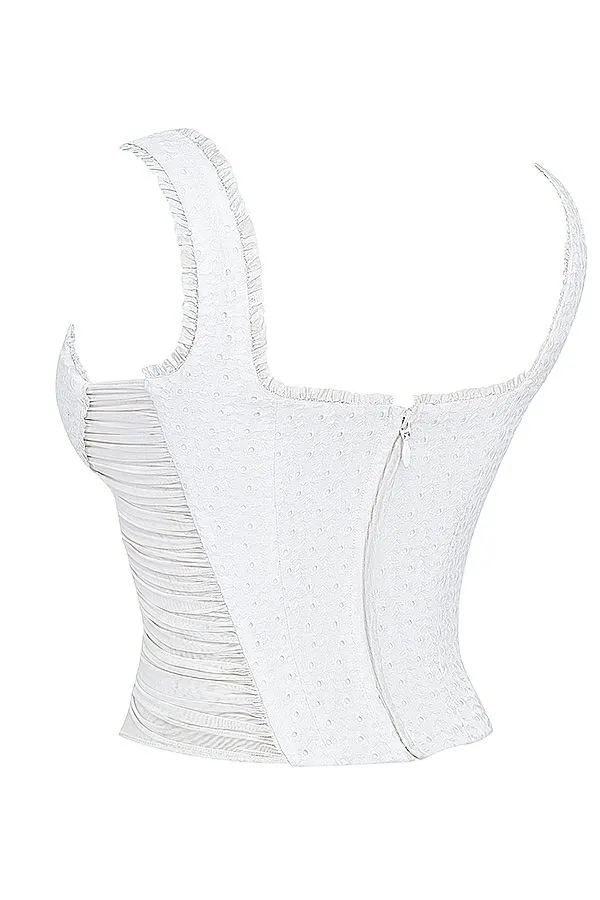 House Of CB Catalina White Broderie Anglais Corset Women Corsets
