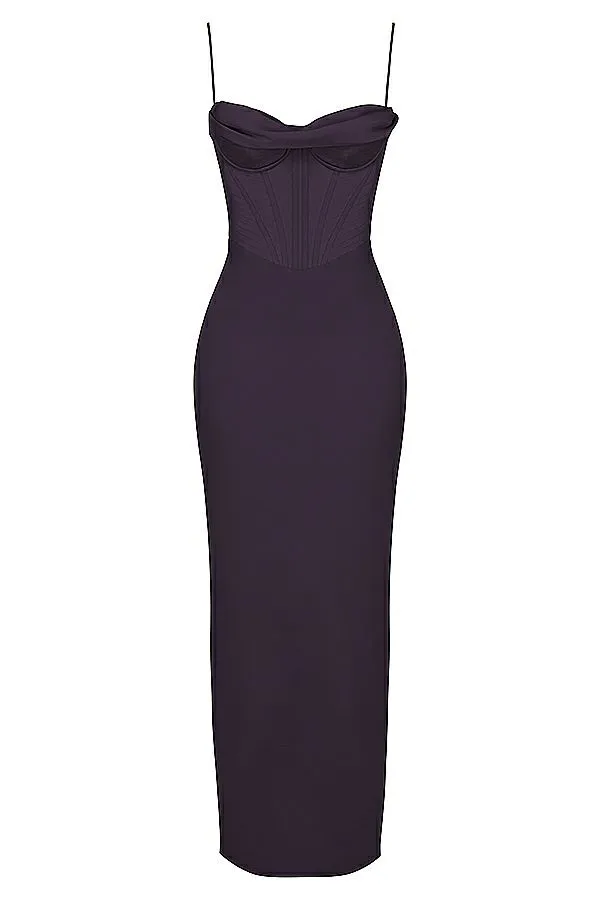 House Of CB Charmaine Night Shade Corset Maxi Dress Women Dresses House Of CB Charmaine Night Shade Corset Maxi Dress Women Dresses