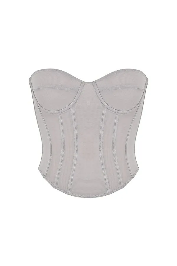 House Of CB Demi Grey Underwired Corset Women Corsets House Of CB Demi Grey Underwired Corset Women Corsets
