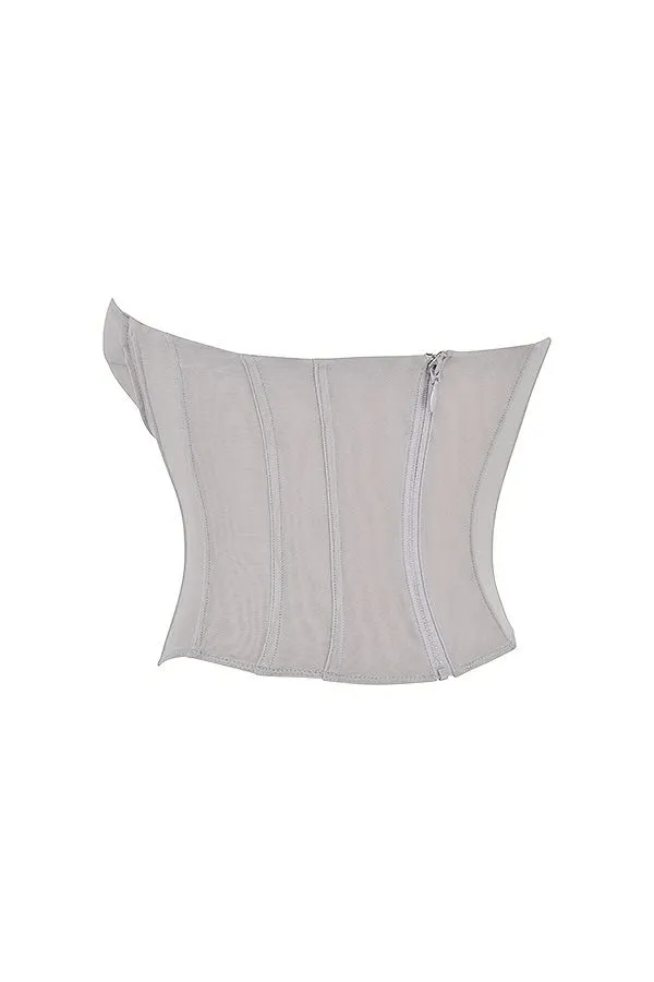 House Of CB Demi Grey Underwired Corset Women Corsets House Of CB Demi Grey Underwired Corset Women Corsets