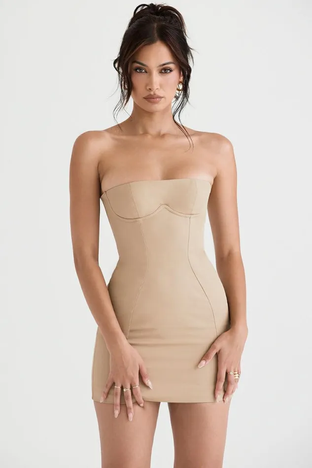 House Of CB Elissa Stone Strapless Mini Dress Women Dresses House Of CB Elissa Stone Strapless Mini Dress Women Dresses